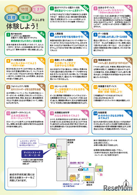 電子科学研究所チラシ