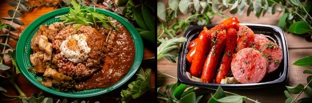 左：VegeHolic　右：大衆喫茶つばき