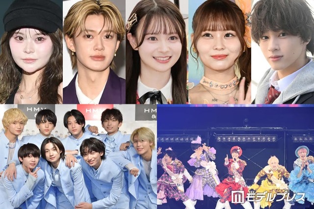 （上段左から）さくら、小川史記、伊藤百花、大場花菜、森本陸斗（下段左から）ICEx、パンダドラゴン