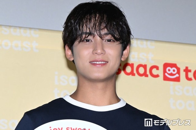 「イサックトーストソース ＆ ジャム発売記念イベント with SEVENTEEN MINGYU」に出席したMINGYU（ミンギュ）（C）モデルプレス