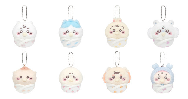 E賞：おくるみマスコット「Chiikawa Baby ぬいぐるみくじ」©nagano