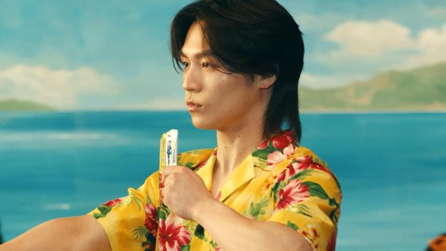 松田元太／新TVCM「狂言すらり篇」（提供写真）