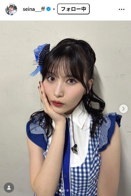 福岡聖菜Instagramより