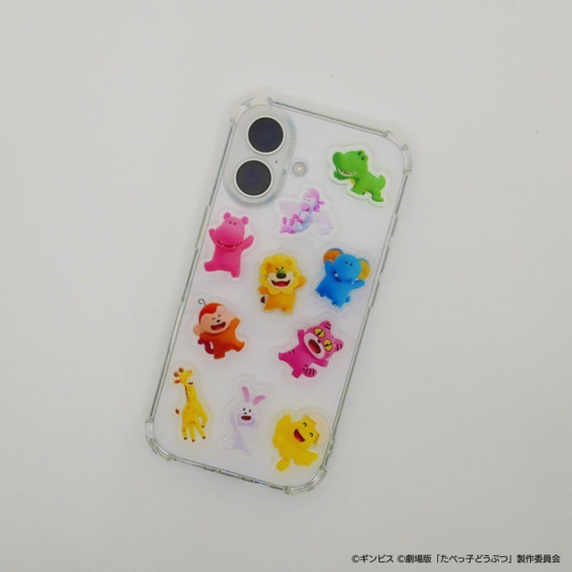 アクリルステッカー 各 880 円（税込）©ギンビス ©劇場版「たべっ子どうぶつ」製作委員会