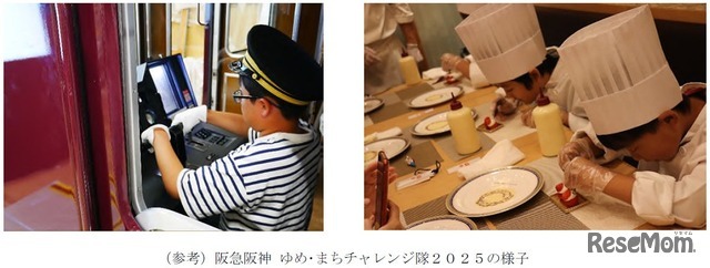 阪急阪神 ゆめ・まちチャレンジ隊2025のようす