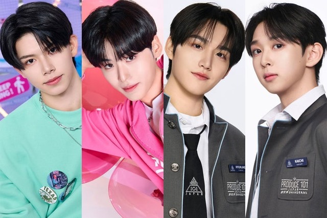 （左から）今江陸斗（I.RIKUTO）、ユン・ジェヨン（JAEYONG）、イ・ヒョンジェ（HYUNJAE）、リュウ・カイチ（KAICHI）（提供写真）