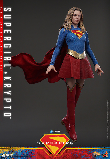 1/6スケールフィギュア　スーパーガール＆クリプト
