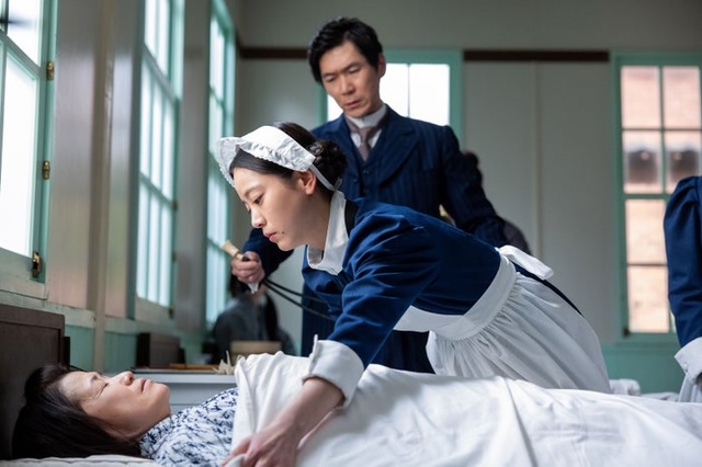 宮地雅子、中井友望、金井勇太「風、薫る」第46話（C）NHK