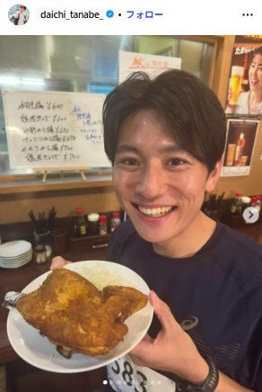 田辺大智アナInstagramより