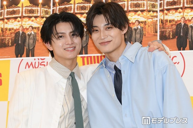 「BULLET TRAIN ALOHA＆HARU CONCEPT PHOTOBOOK アイハヨルノイロ」発売記念イベントに出席したハル、アロハ（C）モデルプレス
