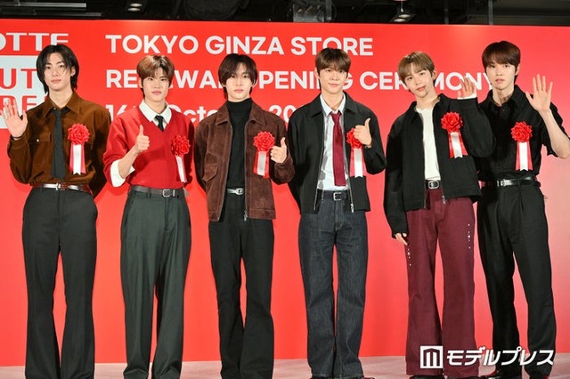 RIIZE（左から）アントン、ソヒ、ウォンビン、ウンソク、ショウタロウ、ソンチャン（C）モデルプレス
