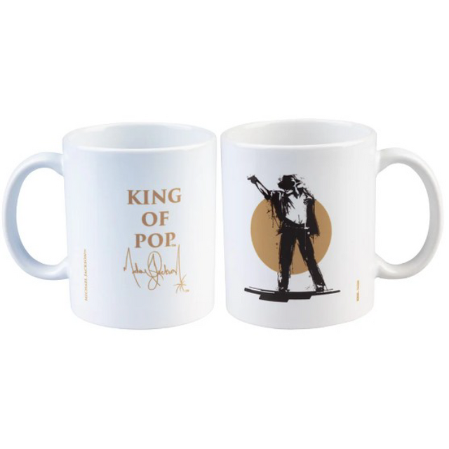 KING OF POP WHITE MUG