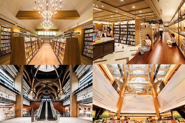 左上：誠品生活南西、右上：誠品生活松菸、左下：誠品生活新店、右下：誠品生活新店（提供素材）