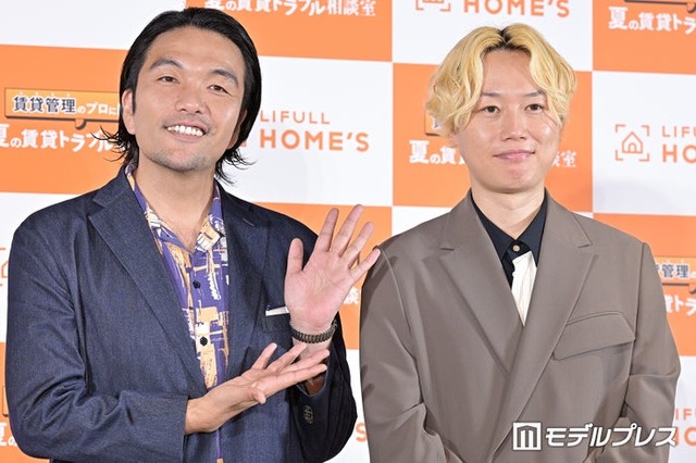 LIFULL HOMEʼS「賃貸管理のプロに聞く︕夏の賃貸トラブル相談室」発表会に登場した盛山晋太郎、リリー（C）モデルプレス