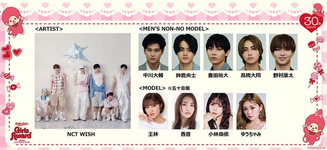 「Rakuten GirlsAward」出演者（提供写真）
