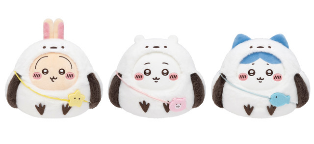 シマエナガになっちゃった！ ぬいぐるみ(全3種)　各2,420円(税込)