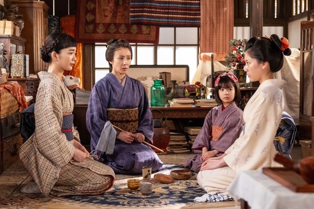 見上愛、水野美紀、英茉、早坂美海「風、薫る」第56話（C）NHK