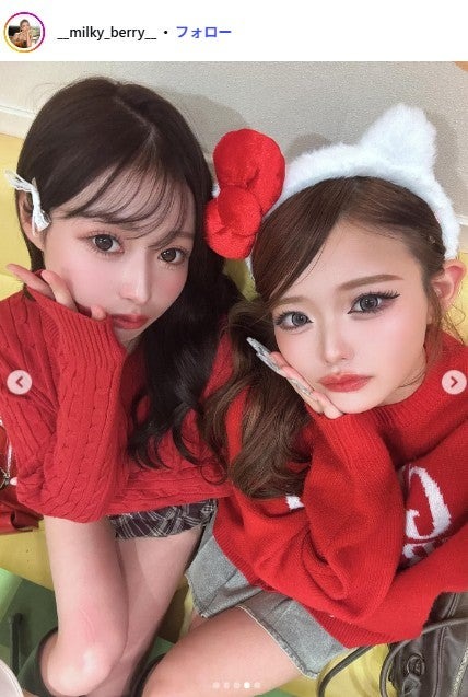 雨宮由乙花、雨宮未苺／雨宮未苺Instagramより