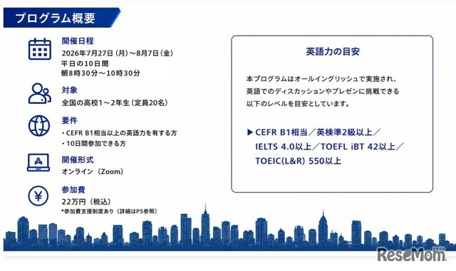 プログラム概要