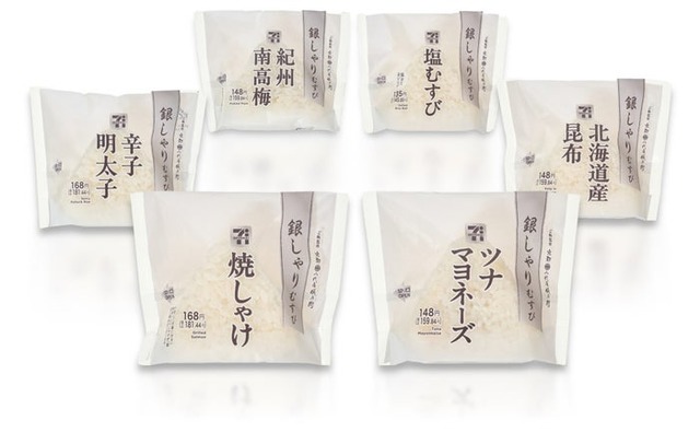 「銀しゃりむすび」シリーズ全6種／提供画像