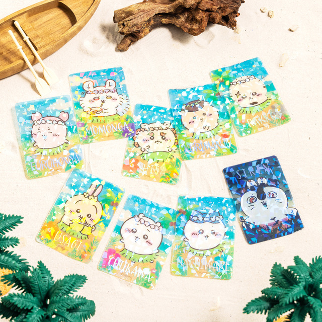 トレーディング 海辺のキラキラクリアカード（全９種）単品：440円　BOX：3,960円