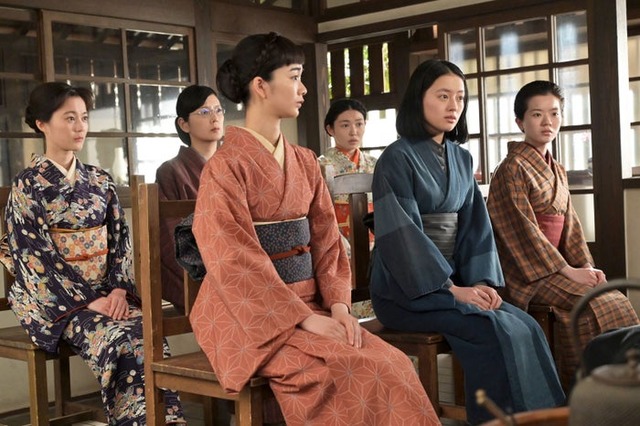 生田絵梨花、菊池亜希子、見上愛、木越明、上坂樹里、原嶋凛「風、薫る」第58話（C）NHK