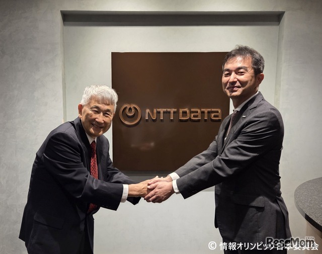 筧理事長と中山組織委員長(C)情報オリンピック日本委員会