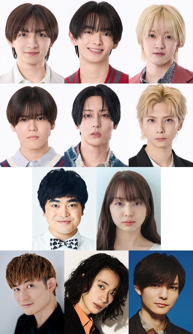 （上段左から）川崎皇輝、内村颯太、元木湧、北川拓実、安嶋秀生、松尾龍、加藤諒、西田ひらり、松崎祐介、戸塚祥太、薮宏太（提供写真）