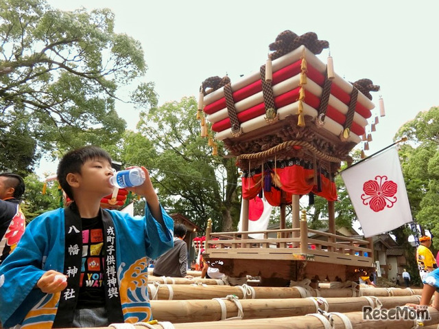 地域の秋祭りに参加