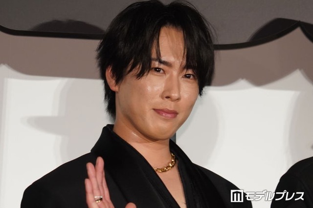 「黒牢城」初日舞台挨拶に出席した宮舘涼太（C）モデルプレス