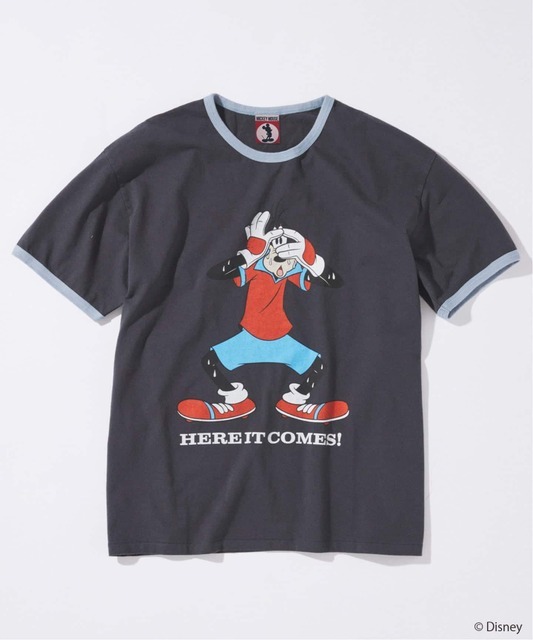 MICKEY MOUSE / ミッキー マウス 別注 サッカー プリント Tシャツ ©Disney