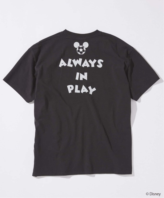 MICKEY MOUSE / ミッキー マウス 別注 サッカー プリント Tシャツ ©Disney
