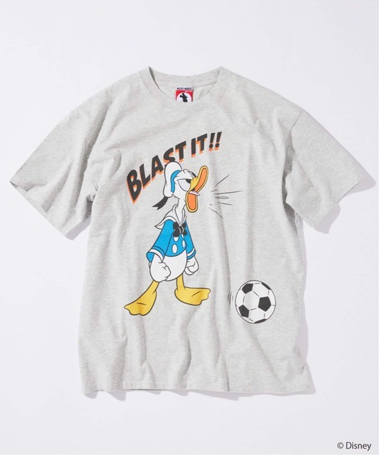 MICKEY MOUSE / ミッキー マウス 別注 サッカー プリント Tシャツ ©Disney