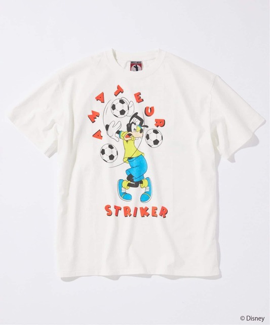 MICKEY MOUSE / ミッキー マウス 別注 サッカー プリント Tシャツ ©Disney