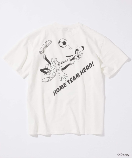 MICKEY MOUSE / ミッキー マウス 別注 サッカー プリント Tシャツ ©Disney