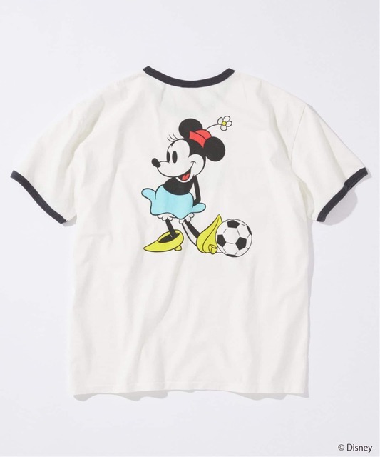 MICKEY MOUSE / ミッキー マウス 別注 サッカー プリント Tシャツ ©Disney