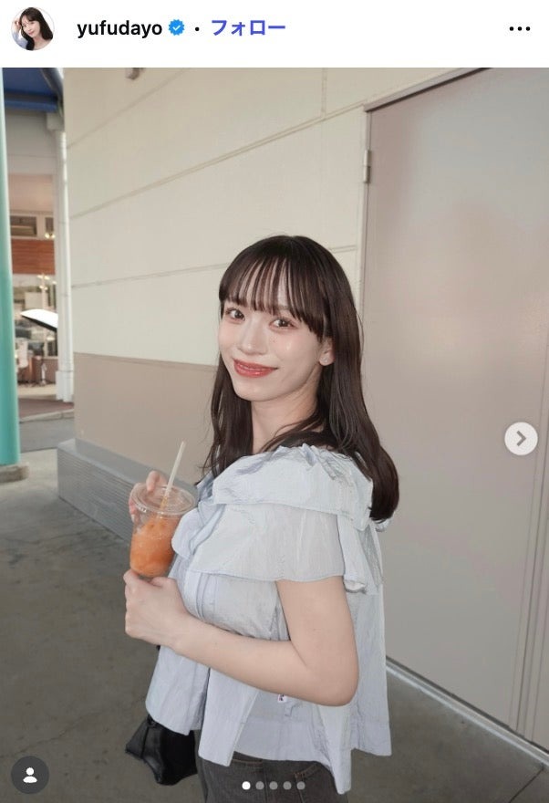 由布菜月Instagramより