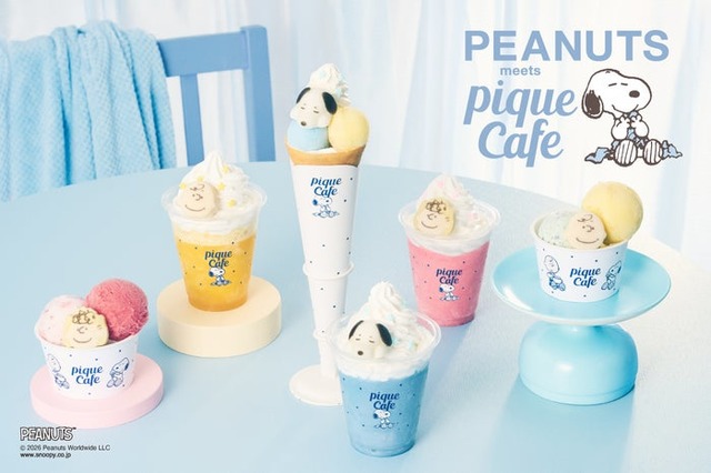 PEANUTS meets GELATO PIQUE CAFE（C）2026 Peanuts Worldwide LLC
