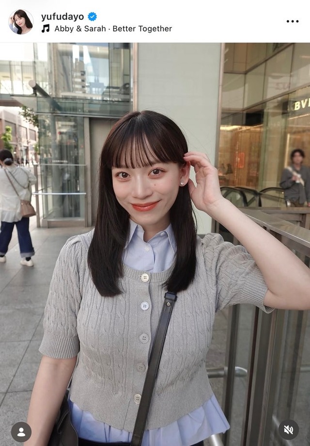 由布菜月Instagramより