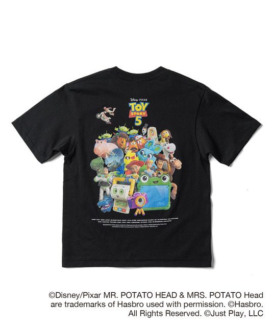 大集合Tシャツ（BLACK）「『TOY STORY』COLLECTION」