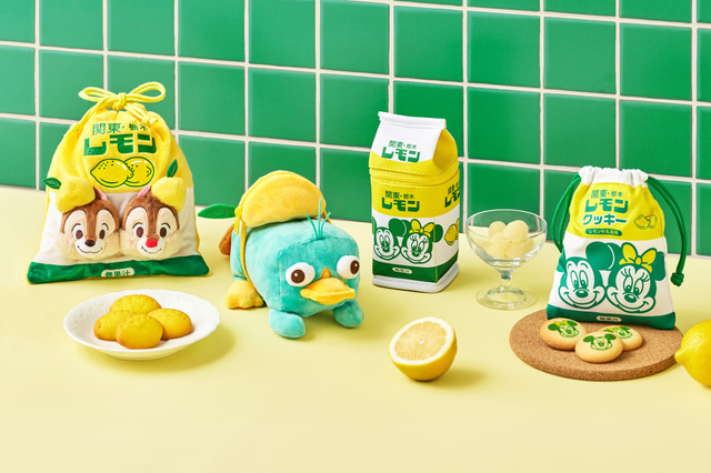 レモン型チョコインクッキー　レモンラムネ　レモングミ　プリントクッキーレモン／© Disney