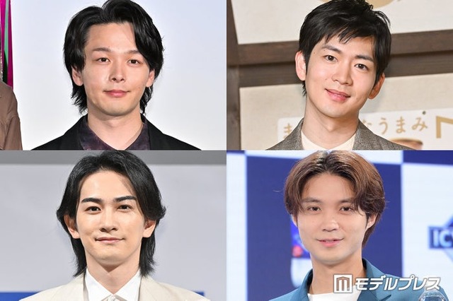 （上段左から時計回り）中村倫也、松下洸平、磯村勇斗、町田啓太（C）モデルプレス
