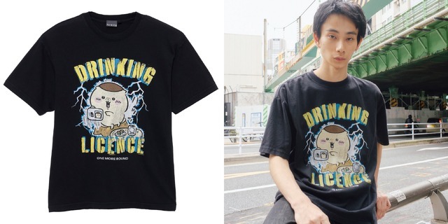 Tシャツ　DRINKING LICENCE©︎nagano
