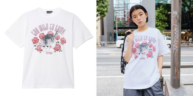 Tシャツ 　TOO WILD TO TAME©︎mofusand