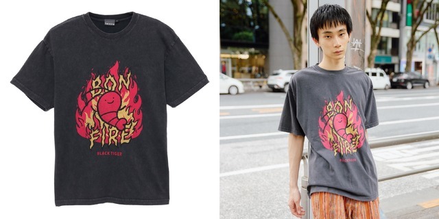 Tシャツ　ブラックタイガー　BONFIRE ©︎nitorisasami