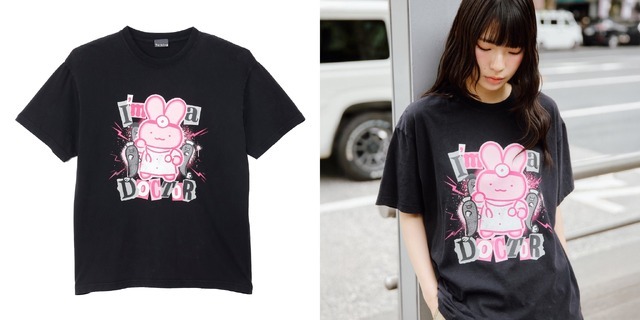Tシャツ　うさぎ先生　I’m a Doctor ©︎nitorisasami