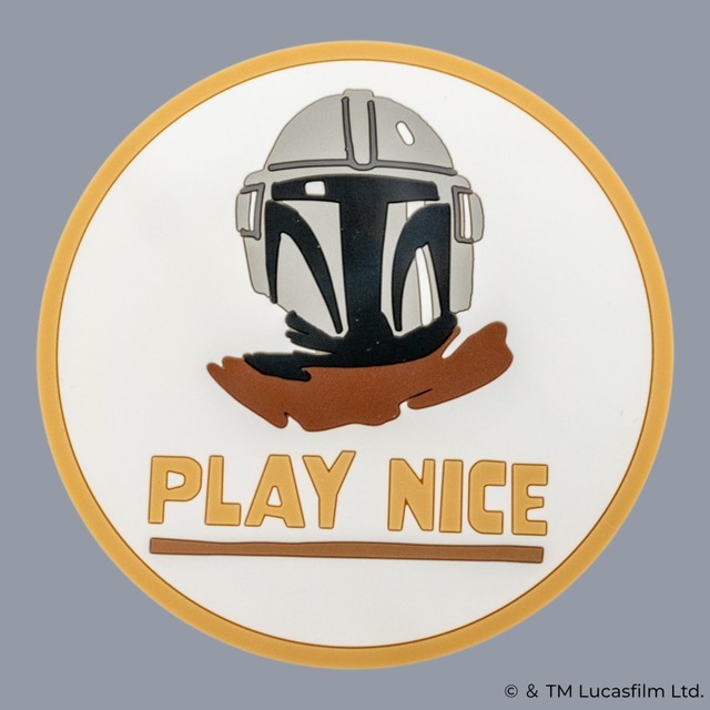 ラバーコースター（マンダロリアン＆グローグー）(C) & TM Lucasfilm Ltd.