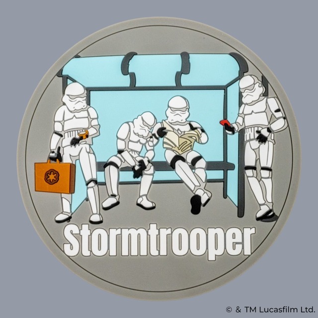 ラバーコースター（STAR WARS/ユニークアート）(C) & TM Lucasfilm Ltd.