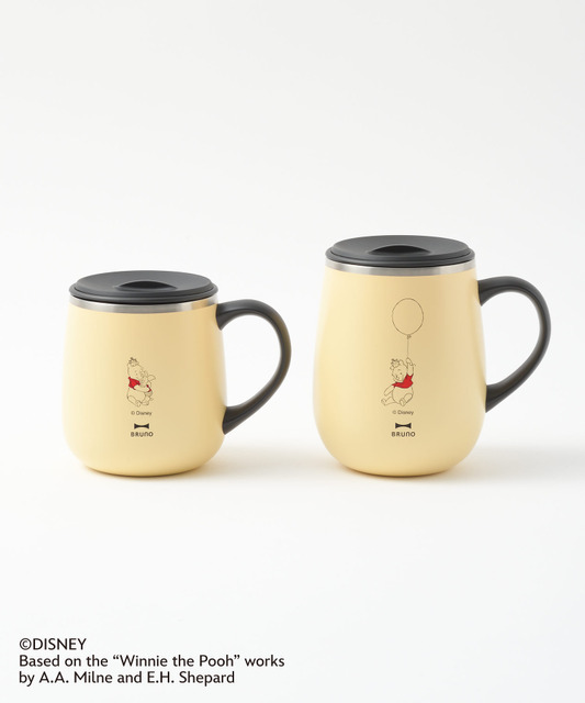 Pooh蓋つきステンレスマグ