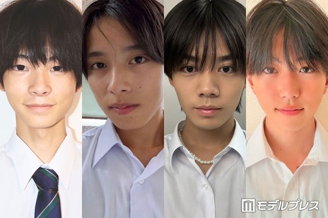 「高一ミスターコン2026」暫定上位4人（提供写真）